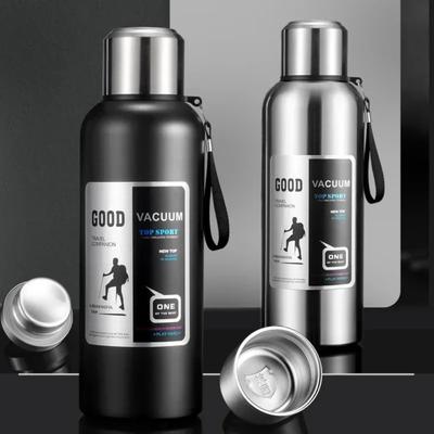 Große Kapazität Kalt Thermos Becher Edelstahl Isolierte Tee Kaffee Wasserflasche Isolierflasche Topf Reisebecher