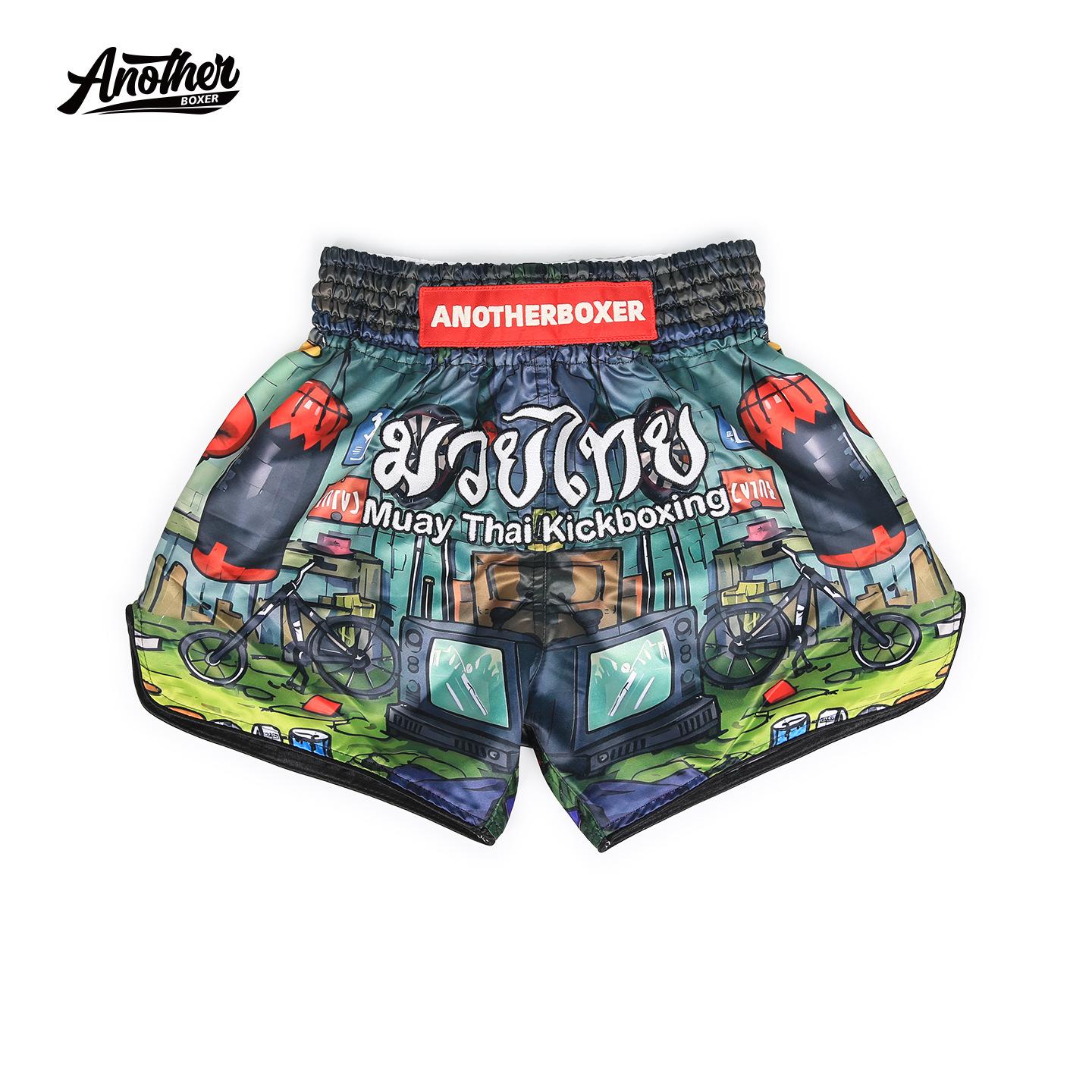 Children s Muay Thai Shorts Sanda Fighting Boxing Suit Shorts Training Muay Thai Fighting Pants 110