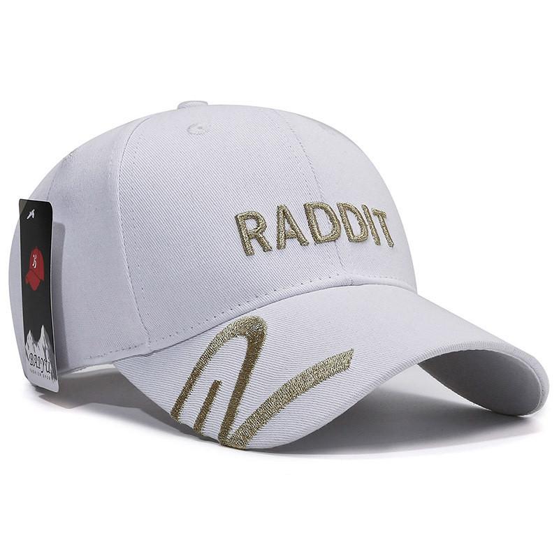 

Letter Raddit Embroidery Baseball Cap Outdoor Sun Protection Hat Breathable белый