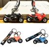 Stylish Manmiao Cartoon Motorcycle Keychain Keyring For Couples Exquisite Small Gift