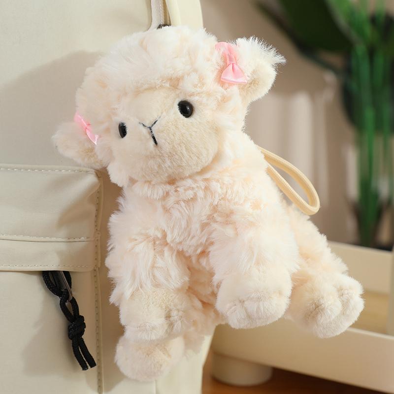 15-32Cm Cute Lamb Sheep Goat Plush Toy Soft Stuffed Simulation Animal Doll Pendant Bag Kids Boys Girls Birthday Gift Home Decor