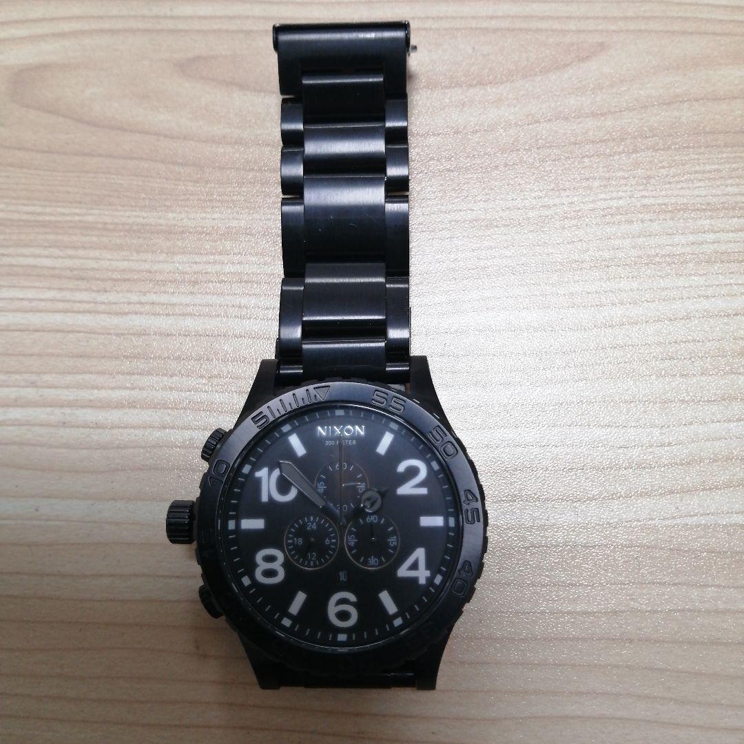 Used NIXON 51-30 Black Chronograph Watch