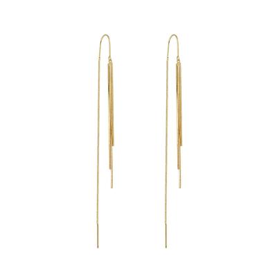 Female Personality Versatile Fashion Long Style Simple Earrings