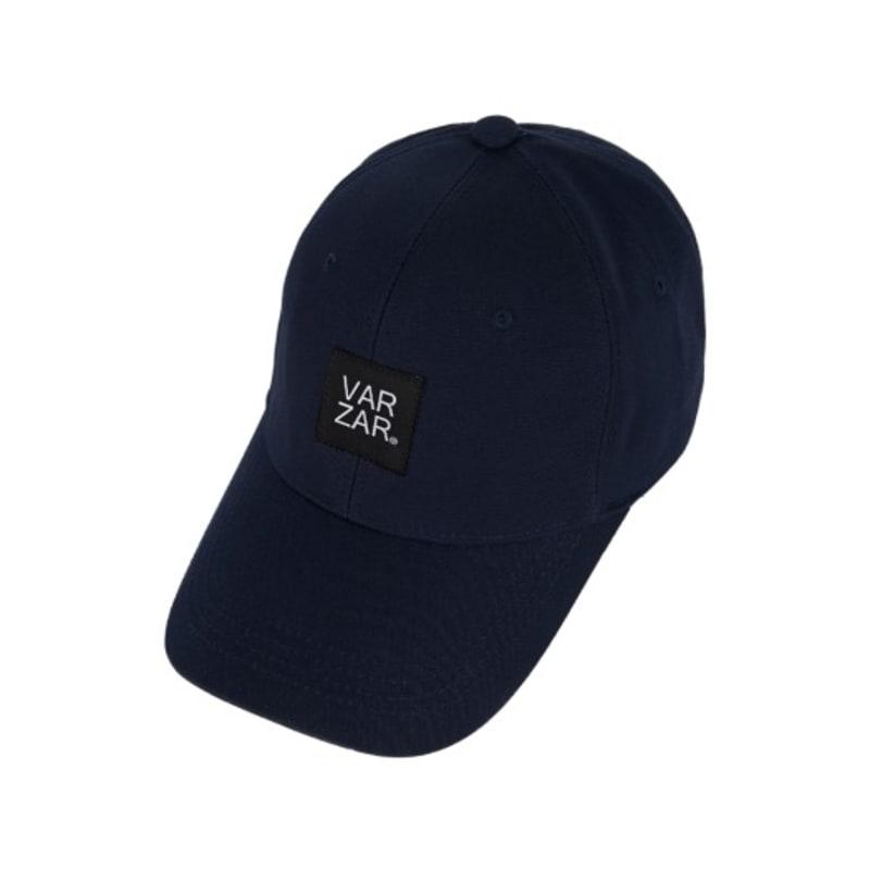 VARZAR VARZAR Label Overfit Ball Cap Navy