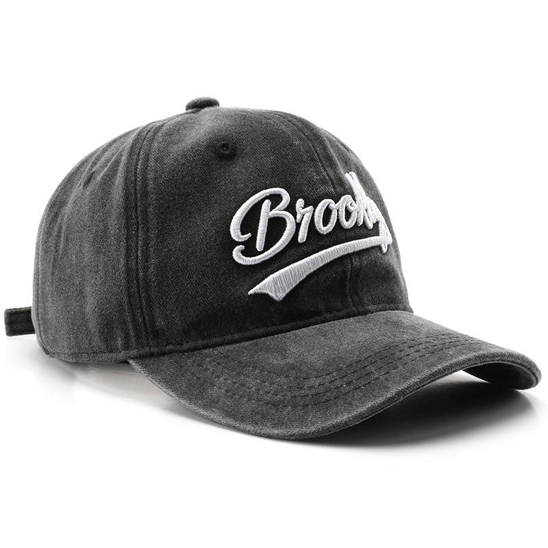 Hat Fashion Personality Washing Embroidery Baseball Cap Outdoor Sports Travel Sunscreen Cap