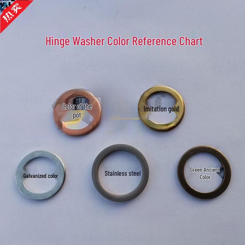 Anti-theft Stainless Steel Door Hinge Shim with Thickened Round Non-standard Flat Washer