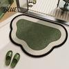 Soft Absorbent Floor with Anti-Slip Super Bath Door Mat Mat Bathroom Retro Rug Nordic Style