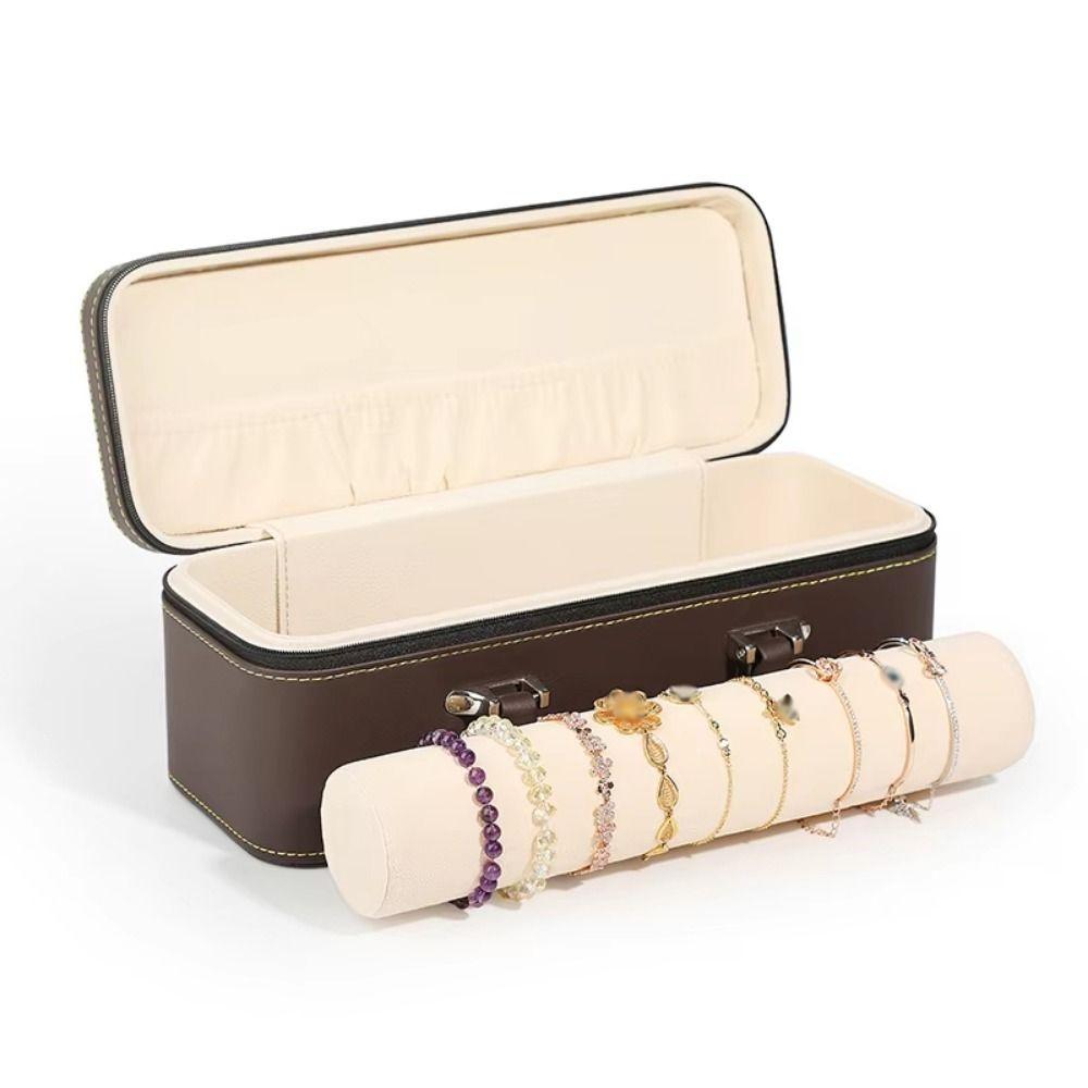 Vintage Wristwatch Holder Compact Bracelet Carrying Case Luxury Watch Display Box Watch Protective