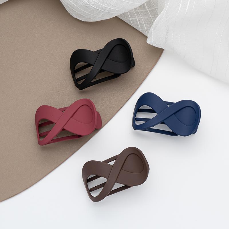 Neue Einfarbige Mattierte Haarspangen Damen Koreanischer Minimalistischer Stil Haarnadel Elegant Mode Hai Krallenspange Mädchen Haaraccessoires