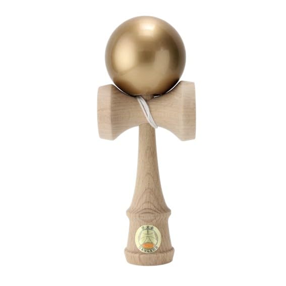 Yamagata Kobo OOZORA Premium Kendama, Certified by the Japan Kendama Association, for Competition Use (Gold)
