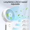 Fan Portable Handheld Misting Fan 4000mAh USB Rechargeable Personal Mister Foldable Fan Spray Water Mist Fan For Travel Outdoors