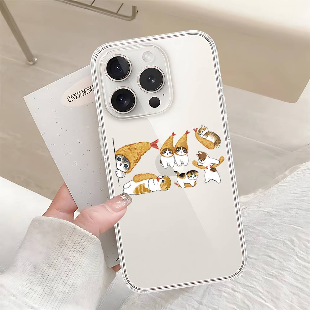 Phone Case Cute M-Mofusands For Samsung S26 S25 S24 S23 S22 S21 S20 Note20 Note10 Plus Ultra Lite Edge 5G Clear Soft TPU Cover