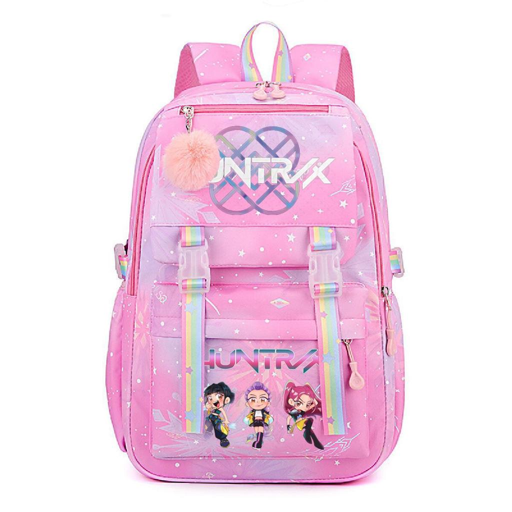 Ins Style Witch Hunter Group Printing Student Backpack Hot Sale New KPop Large Capacity Student Backpack
