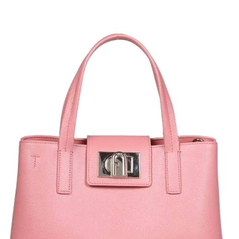 Furla Borsa Tote in Pelle Grain 1927 Media da Donna Rosa WB00560-ARE000-PO000