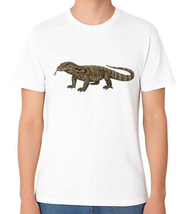 Monitor Lizard T-Shirt Reptile Wildlife Animal Graphic Unisex Tee XL