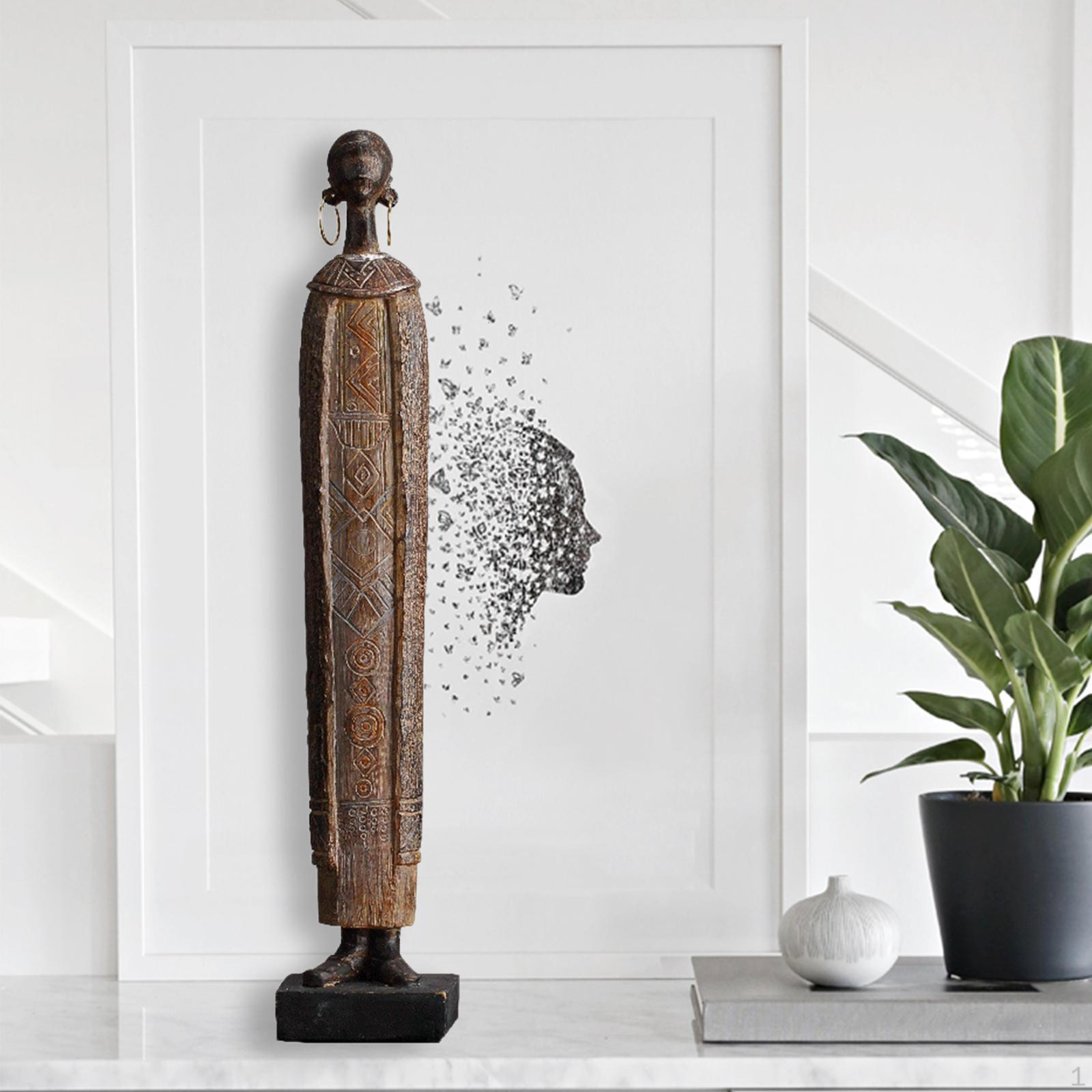 

Статуя Скульптура Смоляні Фігурки Офіс Спальня Племінна Жінка Style D