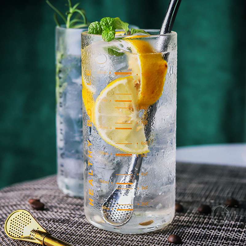 Explosion-proof Split High Boric Silicon Glass Take The Metric Cup Yogurt Cup Tim Cup Milk Cup Breakfast Cup 300ml