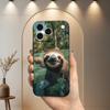 Animal Funny Sloth Cute Phone Case For iPhone 17,16,15,14,13,12,11 Plus,Pro Max,XS,X,XR,SE,Mini,8,7,Soft Silicone Black Cover