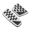 Gas And Brake Pedal Cover Auto Stainless Steel Foot Pedal Pad Kit For 2018- Jeep Wrangler Jl Models, 2 Pcs