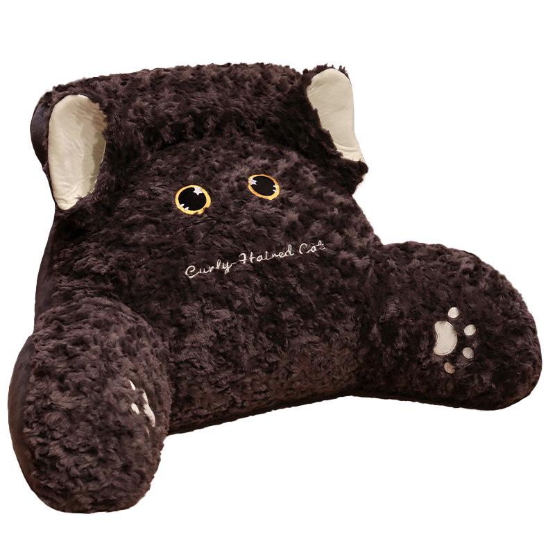 Soft Bedside Cushion: Large Back Support Pillow for Bed or Sofa - Perfect for Dorms and Relaxing with Your Phone