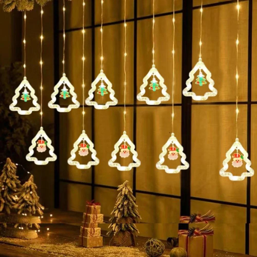 LED Fairy String Light Christmas Wish Ball Colorful Light 8 Modes Outdoor Garden Wedding Home Room Christmas Decoration Lamp