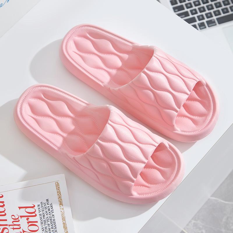 Slippers Women's Home Couple Hotel Bathroom Non-slip Thick Bottom Massage Indoor Summer Cool Slippers Men