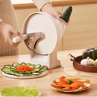 Cortador de Verduras Dos en Uno Cortador de Patatas de Plástico Simple para el Hogar Cortador Manual de Verduras Cortador Multifuncional Desmontable
