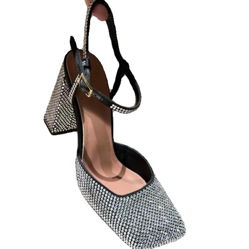 Fashion Woman 2025 Trend Rhinestone Sandals Women Platform Elegant Sandal Female Summer Sandles Bridal Shoes Open Toe Sandalis