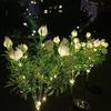 Solar Gardenia Flower Outdoor Decorative Lights