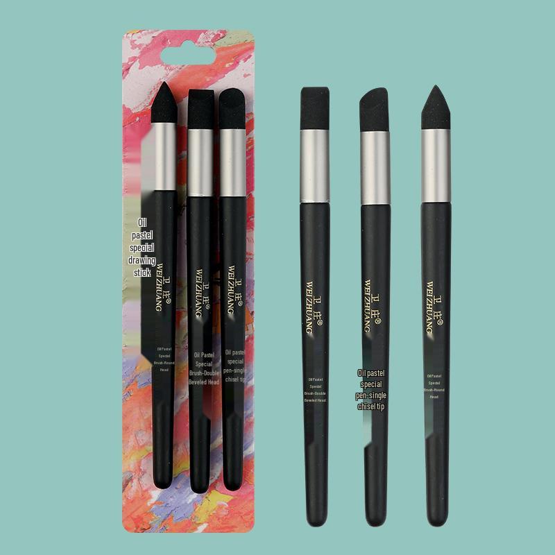 Heavy Duty Color Oil Pastel Sponge Eraser for Art Students & Exam Highlights