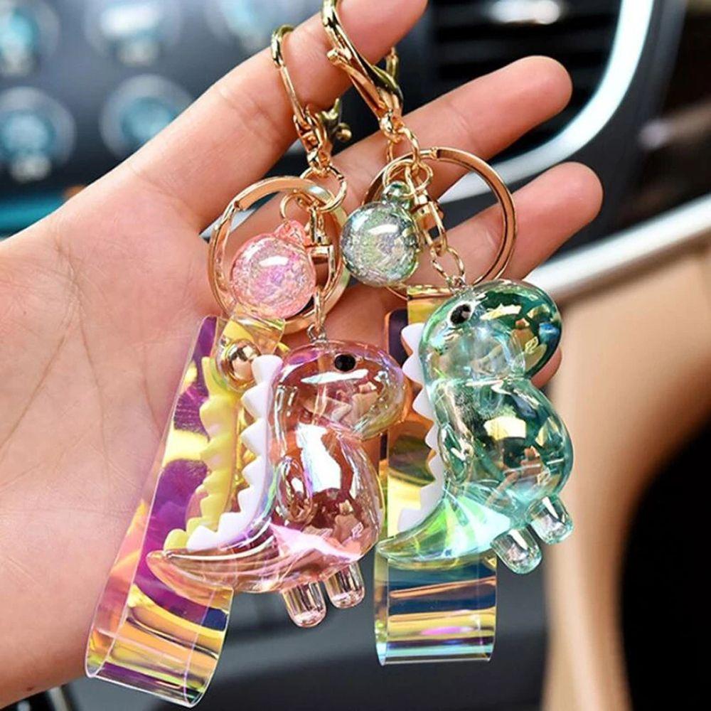 

Animal Charm Couple Keyring Keychain Pendant Dinosaur Doll Acrylic Keychain Dinosaur Keyring