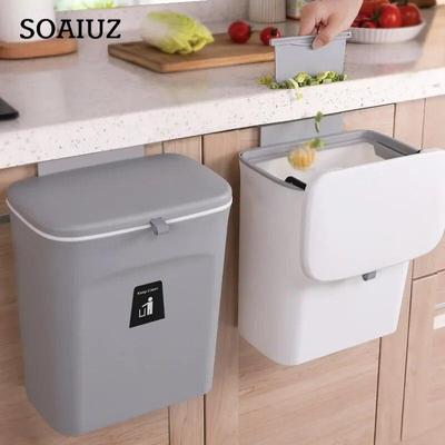 Hängender Mülleimer für die Küche, großes Fassungsvermögen, Küche, Recycling, Müllkorb, Schranktür, Badezimmer, Wandmontage, Mülleimer