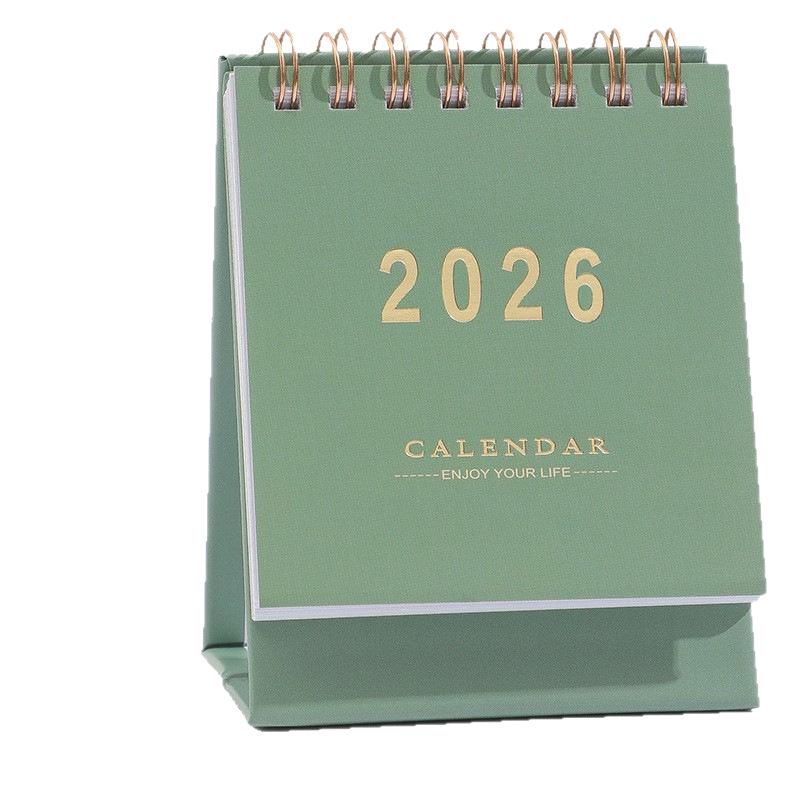 2026 Minimalist Morandi Solid Color Desk Calendar – Desktop Memo Ornament