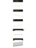 21 Mocha Rear Trim Stainless Steel Anti-Scratch Decorative Tailgate Strip