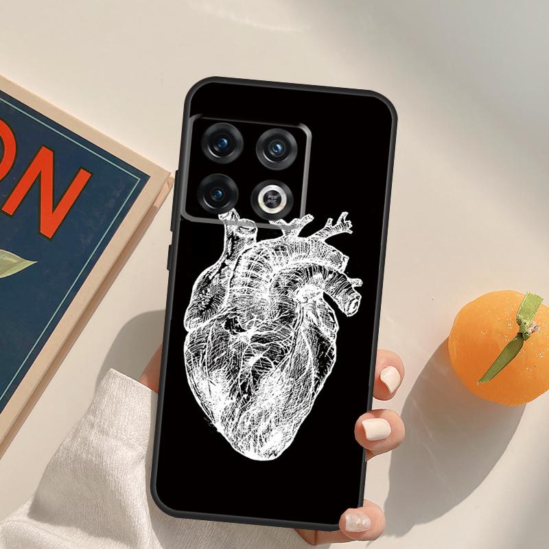 Human Heart Anatomy Case For OnePlus 13R 12R 10R 13T 10T 11 12 13 15 OnePlus Nord 5 CE 2 3 4 Lite N20 N30 Cover