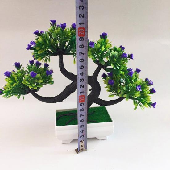 Artificial Flower Tree Plant Potted Bonsai Garden Party Desktop Furniture Decor