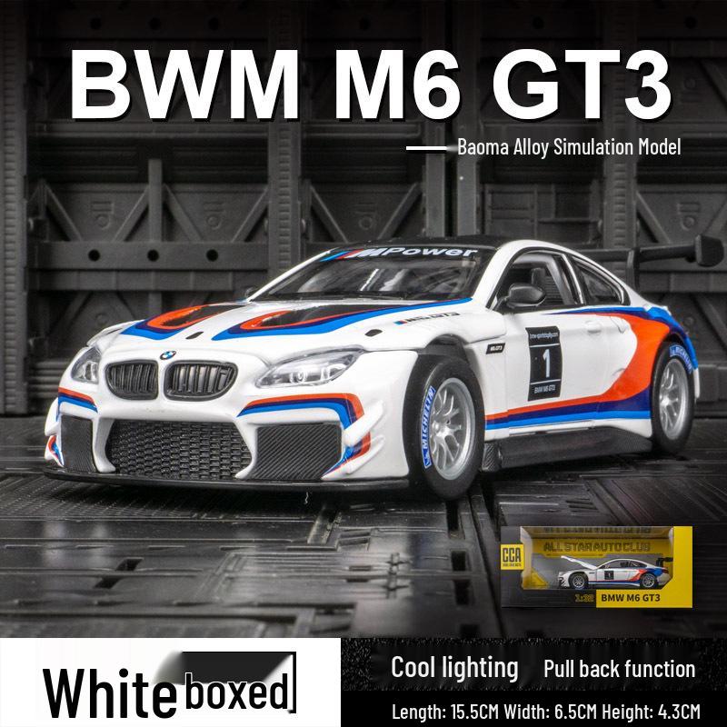 

Caipo BMW M6 GT3 Rally Alloy Model Car Ornament Collection Toy