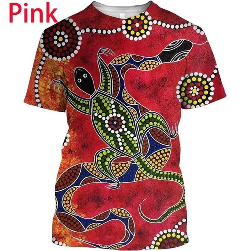 Aboriginal Indigenous Turtle Dot Painting T Shirt For Men Women Vertigo Hypnotic Vortex Funny Short Sleeved Tee Tops