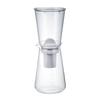 HARIO Pure Water Softener Pot - 700mL, Heat-Resistant Glass, with 1 Activated Carbon Cartridge (JNP-700-T)