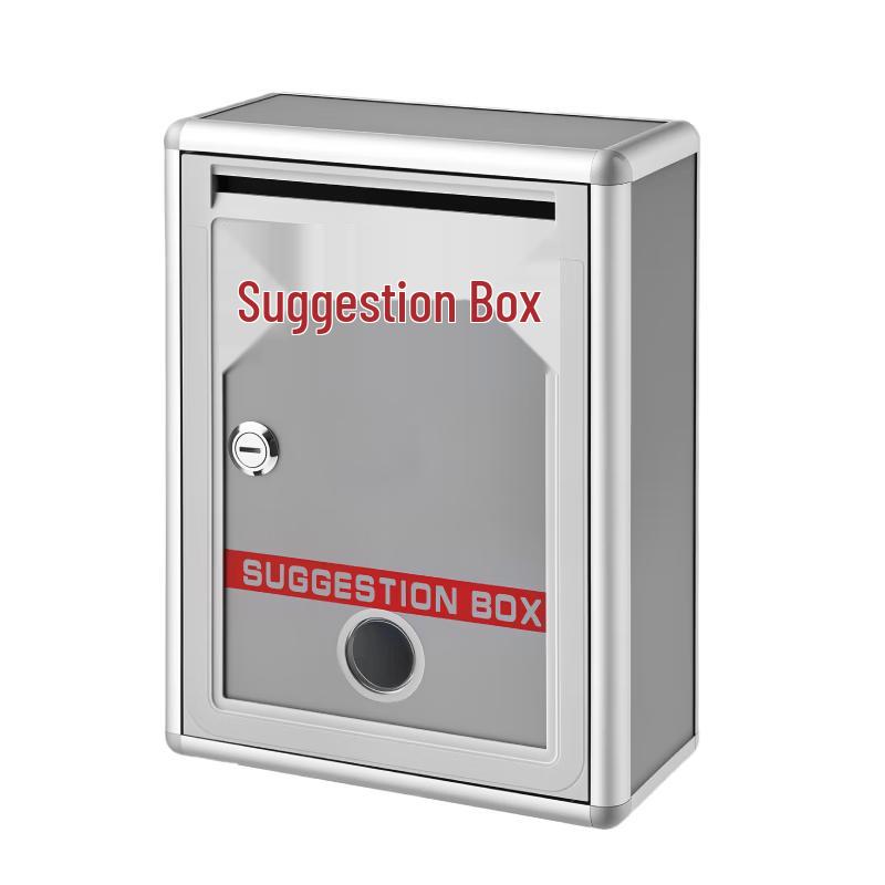 DSB Aluminum Alloy Wall-Mounted Suggestion & Complaint Box
