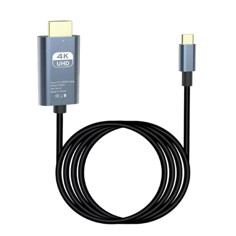 Quality USB C HDTV Adapter Supports 4K30Hz Resolution Compatible for Phones Computers Game Consoles Enhances Viewing