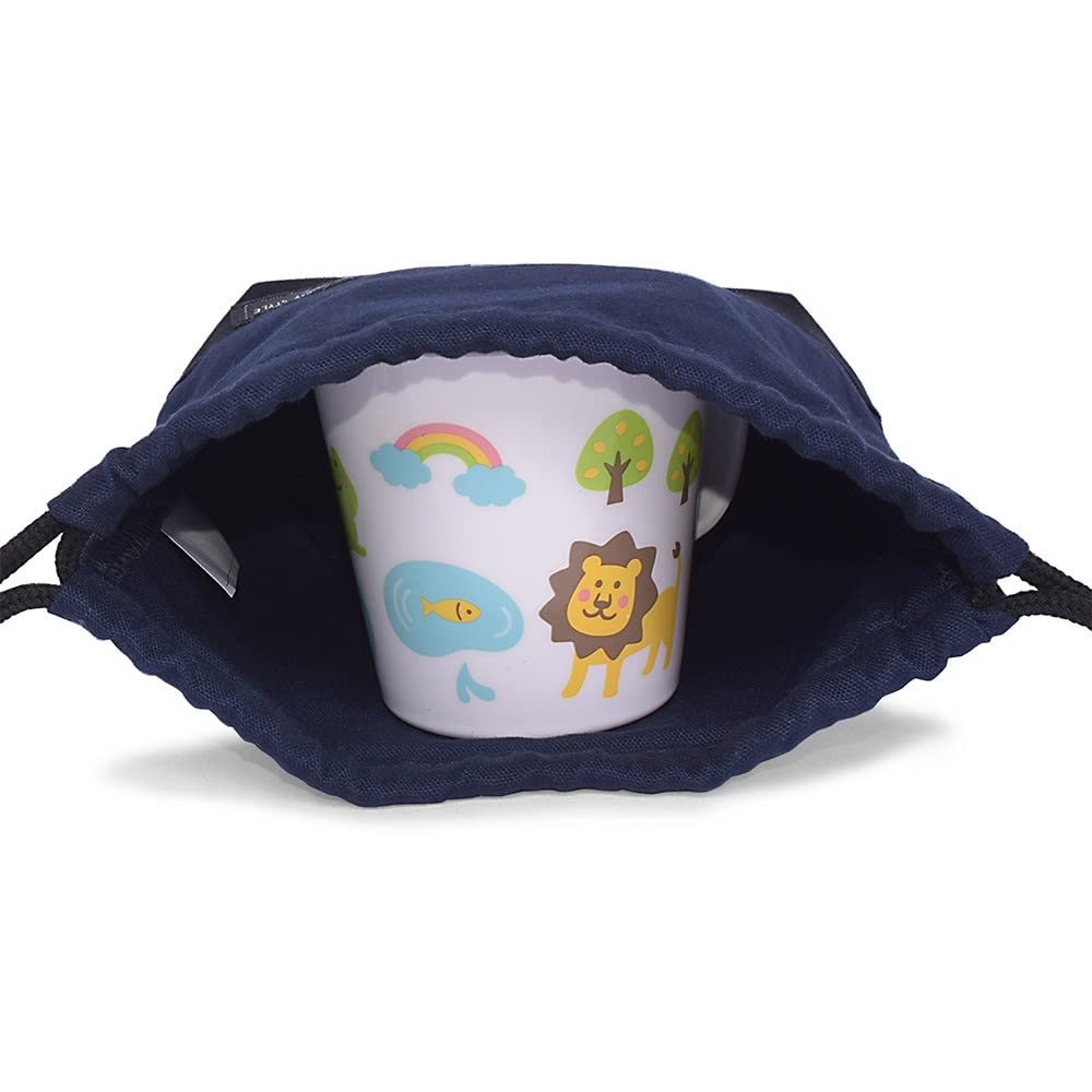 COLORFUL CANDY STYLE Small Drawstring Bag, Cup Bag, Deep Navy, N3567700