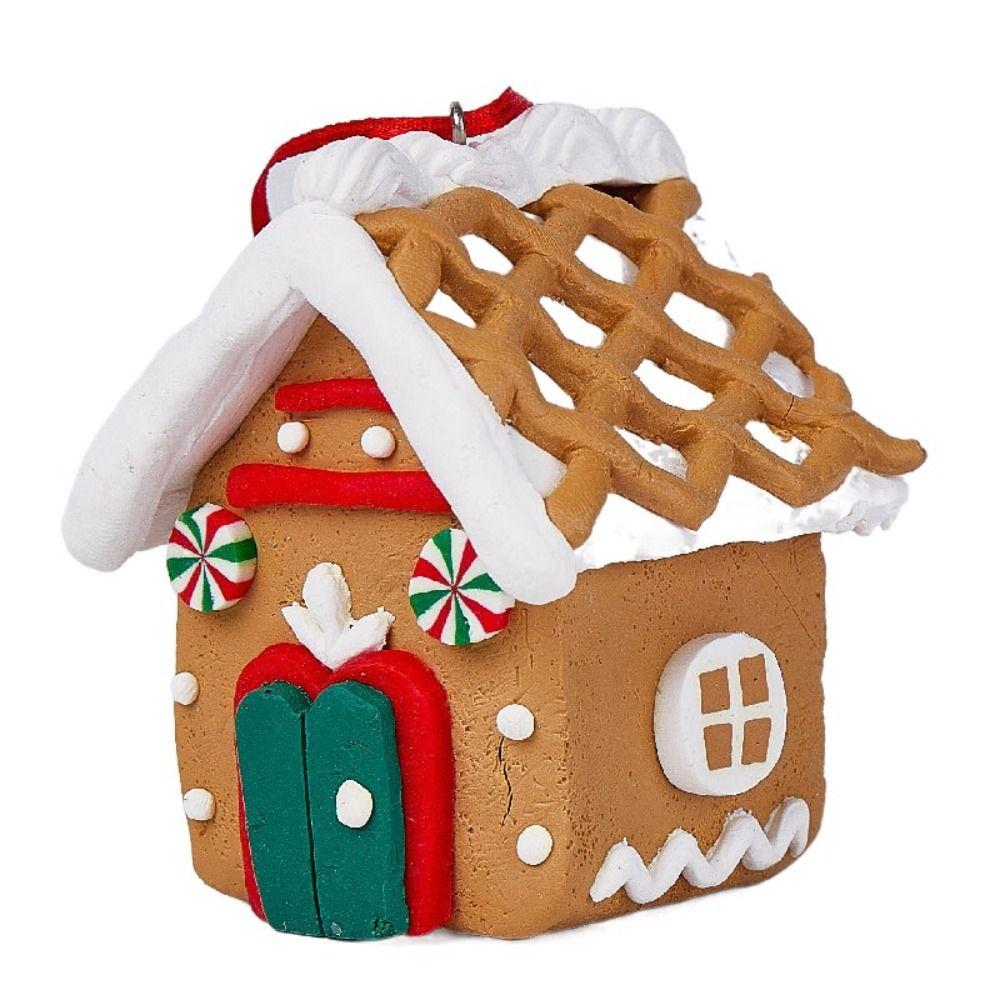 Fashion Christmas House Cute Hanging Ornament Christmas Tree Decoration Pendant  Xmas Tree