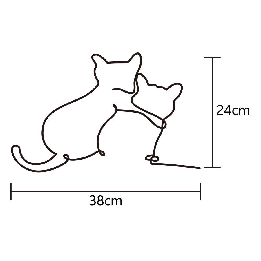 Hot-Selling Metal Animal Wall Art: Iron Craft Decor for Home