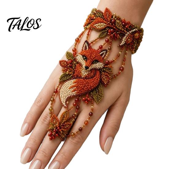 Adult Arts And Crafts Kits DIY Beaded Bracelet Kit, Bead Weaving Jewelry Kit with Pattern Guide, Adjustable Intermediate Loom Patterns Hand