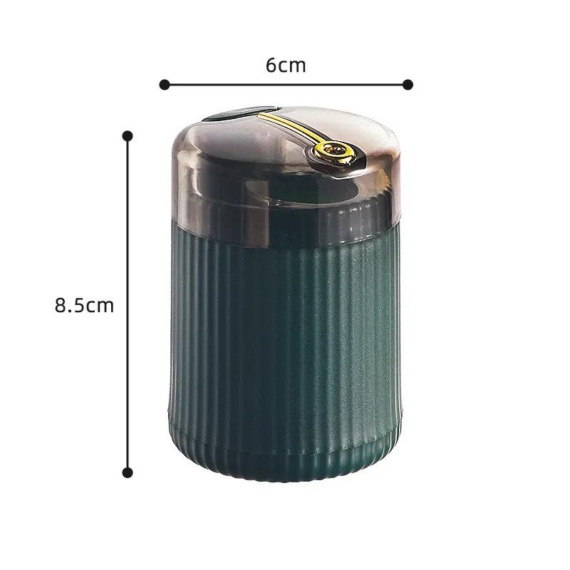 Pop-up Automatic Toothpick Dispenser Portable Plastic Toothpick Holder Container Creative Press  Toothpick Storage Box Organizer