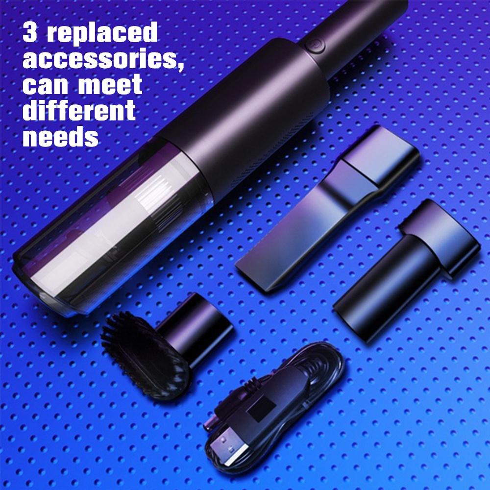 Aspirator auto portabil mini, upgrade, de mână, cu utilizare dublă umedă și uscată, aspirator de uz casnic/auto 20000PA 300W