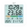 Multifunctional Hygrometer with Backlit Thermometer Sensor Easy To Read Home Weather Station for Humidity Gauge Meter Sensor