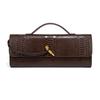 New arrival elegant and exclusive bag for feminine occasions fashion crocodile-pattern top-handle bag for party