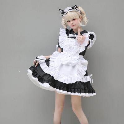 Moe Girl Akihabara Maid Cosplay Performance Costume